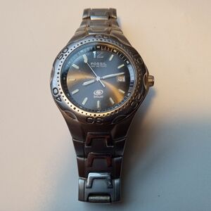 Fossil Blue Stainless Steel Watch